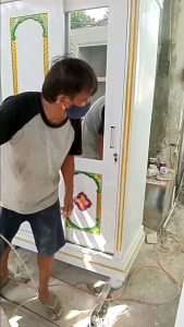 lemari pintu 2 kayu jati