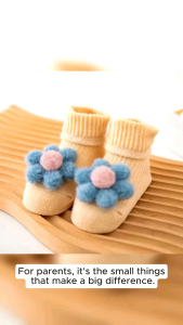 Cute 3D Cartoon Baby Socks – Soft Cotton Non-Slip (0-3 Years) Gift Set