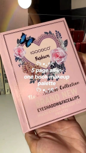 IGOODCO make-up profesional 78 Warna Lengkap berisi eyeshadow blush contour highlighter dan warna bibir– Cocok untuk Pemula dan profesional