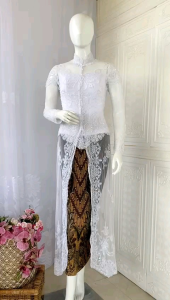 Atasan Kebaya Akad Nikah Panjang Payet Exklusif Modren