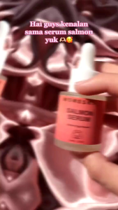 MORESKIN serum salmon| salmon Serum| mencerahkan| aweet muda| mencegah penuaan dini| Serum salmon Moreskin bisa cod