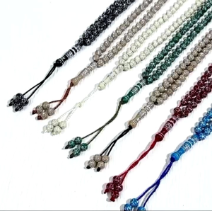 Tasbih 99 Butir Diameter 8mm Akrilik Tasbih Sholat TB99020