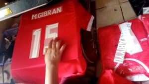 Jersey Bola Timnas anak gratis request Sablon nama dan nomor