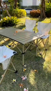 เซ็ทโต๊ะพับและเก้าอี้ 5 ชิ้น 95 Long table