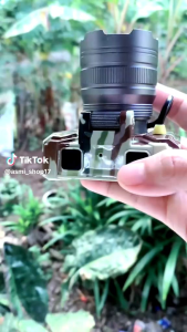 Kiseki Senter Zoom Dual Cahaya Putih Kuning 300 Watt Super Bright Led CK-ZOOM 12DL Baterai 7800mAh