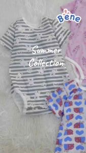 Benebaby SUMMER บอดี้สูท ชุดกล้าม ชุดเด็กอ่อน ชุดเด็กทารก  เด็กอ่อน แรกเกิด 1 ชุด  (เพศชาย) (เพศหญิง)