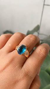 CINCIN BATU BULAT SIMPLE ELEGANT ANTI LUNTUR MODEL KEKINIAN