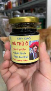 (SALE KHỦNG 30%=60%) Cao hà thủ ô ( lọ sành 200gr) giảm rụng tóc nguyên chất giúp ngủ ngon bổ máu giảm đau đầu- Qùa Tây Bắc 27