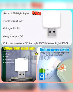 Lampu TIdur LED MINI USB 1Watt