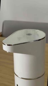 LivingQ Automatic Foam Soap Dispenser Touchless IR Sensor Hand Washer Wall Mounted USB-C Rechargeable IPX5 Waterproof Bathroom Kitchen 350ml