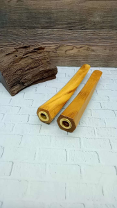 Once pipa padutan kayu kelor emas model segi enam J70