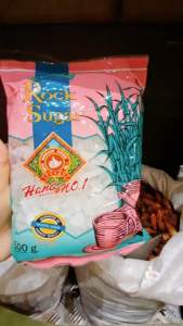 ตรามือที่1 น้ําตาลกรวด 500กรัม