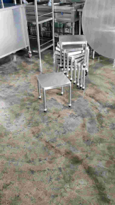 CMS เก้าอี้สแตนเลส ทรงเหลี่ยม ขนาด 30x30 ซม. สูง 30 ซม