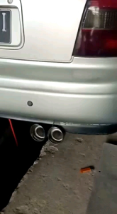 Knalpot Mobil Racing 5Zigen Suara Bass Bulat untuk Semua Jenis Mobil Bensin dan Solar