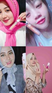 DRW Skincare Lipgloss Pink Gold Pelambab Pencerah Bibir Tahan Lama