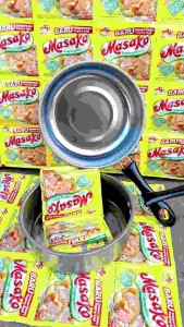 Paket Panci Stainless 16 cm Gratis Masako Sachet 8.5 gram Rasa Ayam & Sapi Gurih