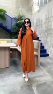 GRATIS ONGKIR GAMIS DRESS HERLINA HORNET PEKALONGAN SPESIAL PROMO TERMURAH TERLARIS