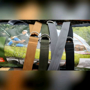 สายรัด เอนกประสงค์ หัวเหล็ก แข็งแรง ยาว150ซม กว้าง2.5ซม.(1นิ้ว)