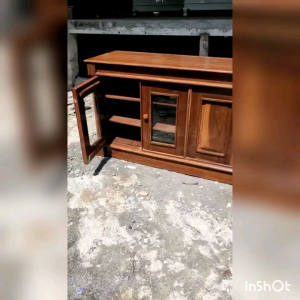 Bufet Pendek Meja Tv Kayu Jati Muda/trinityjayafurniture