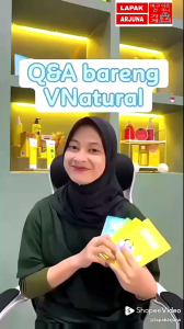 Masker Wajah V Natural Sheet Mask Brightening Collagen Hydrating Youthful BPOM