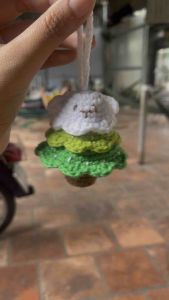Móc khoá cây thông noel mini size 5 cm dễ thương xinh xinh
