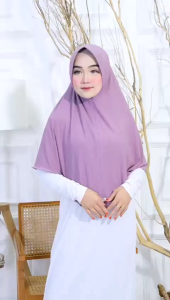 Hijab bergo pad XL smoke