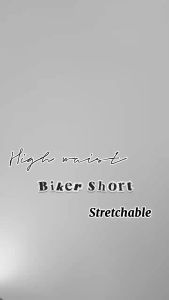 Plus Size Biker Short for Women|Cotton spandex| stretchable |No Roll-up No Ride-up| Large to XXL