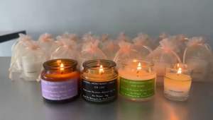 Scented Candle | Aromatherapy | Premium Soy Wax Candle | 75ml burning time 24 hours