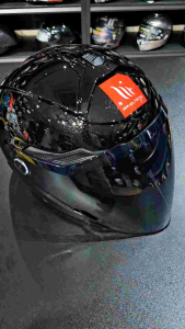 Original MT Cosmo Sv Glass Black Open Face Helmet