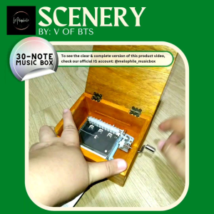 Scenery by V of BTS MUSIC BOX (30-Note)