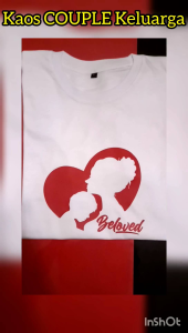 Kaos Couple Ibu dan Anak Perempuan Baju Pasang Mama dan Anak Cewek Motif Bestie Bahan Katun 30s