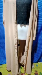 ATASAN WANITA BLAZER / OUTER / CARDIGAN KREM 589