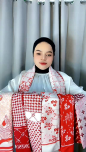 [BISA COD] HIJAB KEMERDEKAAN 17 AGUSTUS MOTIF TERBARU