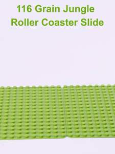 ของเล่นตัวต่อ FEELO Jungle Roller Coaster 116 pcs ชุดตัวต่อขนาดใหญ่ รางรถสไลด์ ของเด็กเล่น ของเล่นเสริมพัฒนาการ พร้อมแผ่นรองต่อ