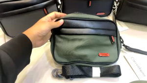 New Versatile Nylon Crossbody Clutch Bag for Men 2-Way Use C86802-1