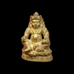 เทพเจ้าแห่งโชคลาภ ไฉ่ซิ่งเอี๊ย ออกวัดเล่งเน่ยยี่(วัดมังกร) เนื้อทองผสม ขนาดห้อยคอ สูง 2.5ซม.กว้าง1.5ซม.แท้ดูง่าย #4521