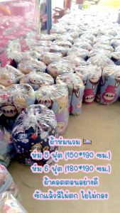 ผ้าปูที่นอน ผ้าห่มนวม(ลายลาบูบู้ชมพู มาใหม่‼️) ขนาด 3|5|6 🛌 ฟุต เนื้อผ้าคอตตอน 100% หนานุ่ม นอนสบาย🛒🌷🌸🌈