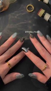 Pakai Kuku Handmade Penuh - Siri Kotak 4 - Dilengkapi dengan Kit Alat / 100% Handmade Wearable Nails - Box Series 4 - Comes with Tool Kit