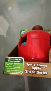 LEAP FROG SPIN & CHANGE APPLE SHAPE SORTER 564600
