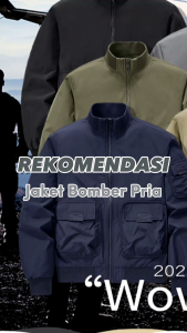 Jaket bomber pria dewasa / jaket bomber style cargo / jaket bomber size S - 5XL