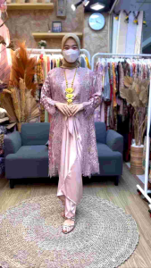 [COD] NEW AREIVAL STELAN PESTA SUPER MEWAH//ONESET JUMPUT PEST VISCOSE SUTRA MIX SILK PREMIUM//BAJU PESTA SULTAN//BAJU PESTA KEKINIAN//ONESET PESTA WANITA MODERN//STELAN LEBARAN 2023