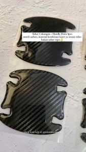 Stiker Cekungan Outer Pintu Mobil + Handle 8pcs anti gores pintu mobil full carbon