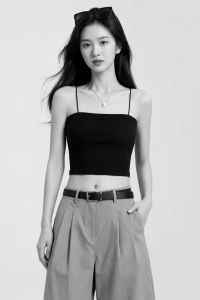 Áo Croptop Hai Dây Tôn Dáng Basic Freesize 30kg-55kg Giá Tận Xưởng