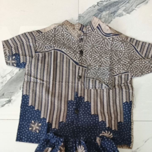 Baju Batik Anak Laki-Laki Usia 1-3 Tahun & Setelan Batik Anak Cowo