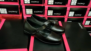 Sepatu Pantofel Paskibra Flat Wanita Kulit