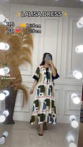 LALISA DRESS RAYON PREMIUM: Desain Fashionable & Elegan