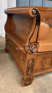 Kursi bangku bale bale jati model bagong sudah plus matras dan guling