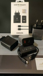 CHARGER SAMSUNG 35Watt PD SUPER FAST CHARGING DUAL PORT USB + C