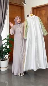 DYN Clothingline Teresa Dress | Gamis Wanita Dewasa Busui Friendly | Fashion Muslim