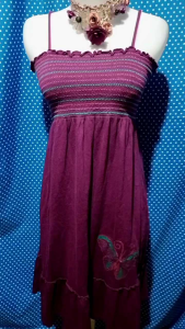 DRESS OL KAOS STRETCH UNGU (CHEROKEE) 492